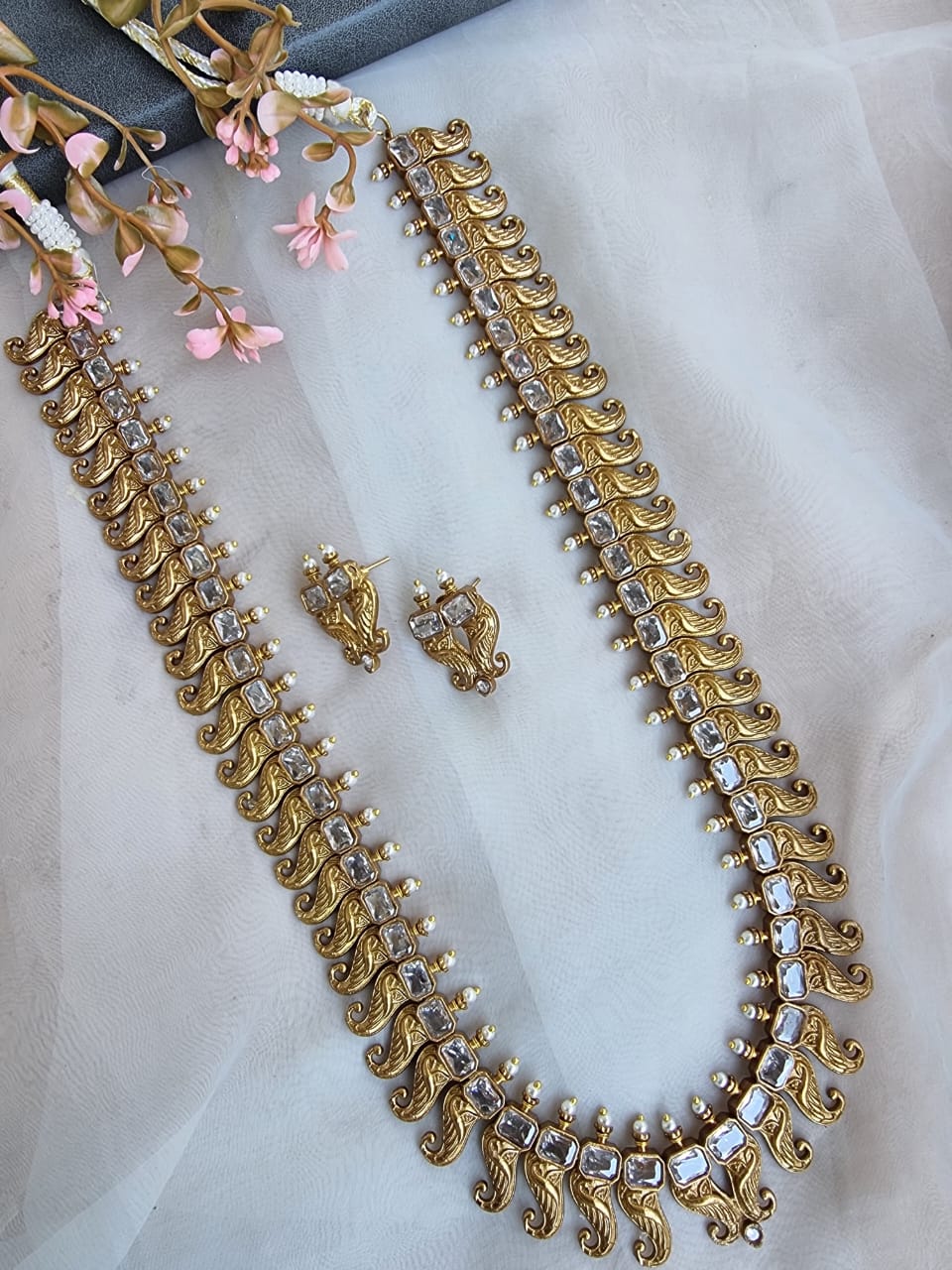 Timeless Manga Motif Long Necklace